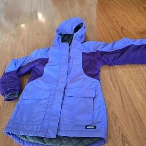 Girl's Lands End Winter Purple Jacket Size 14 - Picture 1 of 16