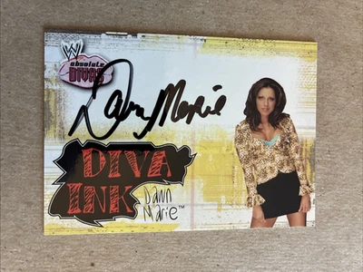 WWE Dangerous Divas Autograph Card - Dawn Marie Signature - 2002 Fleer - Image 1 of 2