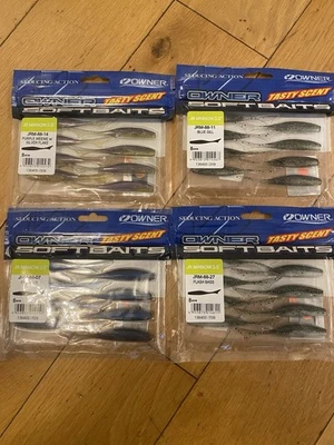 Owner JR Minnow 3.5” – Softbaits für Zander, Barsch & Hecht. 32 Stück - Bild 1 von 4