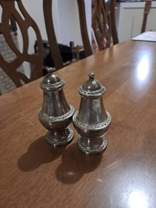 Antigua coctelera de sal y pimienta chapada en plata hecha en Inglaterra - Imagen 1 de 4