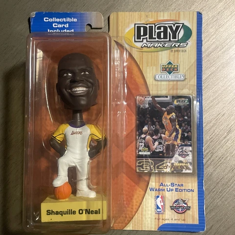 2001 UD PlayMakers All-Star Warm Up Edition Shaquille O'Neal Bobble Head Cover