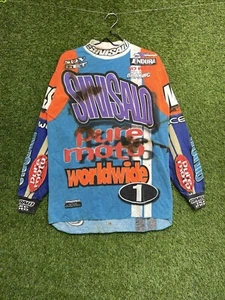 Vintage Sinisalo Jersey Mens Large L Racing Motocross Honda AOP Fox Maico 80s - Picture 1 of 24