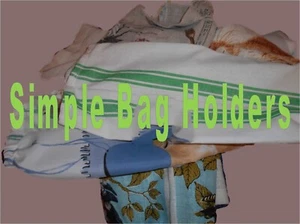 Simple Plastic Bag Holders Great for Kitchen & Recycling - Picture 1 of 6