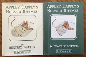 Sehr guter Erhaltungszustand 1960er Vintage Edition HC in DJ Appley Dapplys Kinderreime Beatrix Potter - Bild 1 von 1