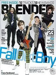 Brand New BLENDER MAGAZINE Feb 2009 Fall-Out Boy Cover, Usher, Franz Ferdinand  - Image 1 of 1