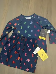 NWT Baby Gap boy Mickey Mouse blue 2-piece rash guard swim SET 12 18 24 2T 3T - Picture 1 of 8