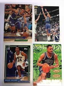 Michael Williams / Winston Garland Minnesota Timberwolves NBA Ultra Fleer Lot UD