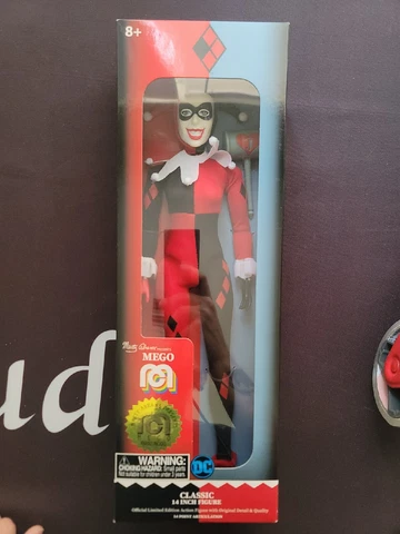 Harley Quinn Limited Edition MEGO Classic 14 Inch Figure Doll #3973 NIB Cover