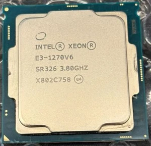 Intel Xeon E3-1270 V6 SR326 LGA-1151 CPU Processor 3.80 - 4.20GHz 4-Core 8MB 72W - Picture 1 of 2