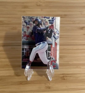 2020 Topps Chrome Update Domingo Santana #U-47 Cleveland Indians - Picture 1 of 2