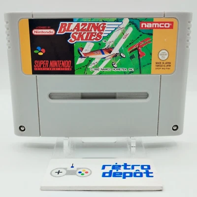 Blazing Skies / super nintendo Snes/ Pal / Fr / Fah - Image 1 of 4