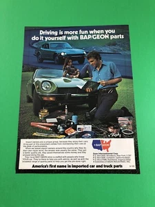 DATSUN 260-Z 260 BAP GEON ORIGINAL PRINT AD ADVERTISEMENT PRINTED - Picture 1 of 1