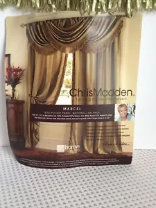 Chris Madden Marcel Fransenborte gestreift Wasserfall Volant - Gold - Bild 1 von 5