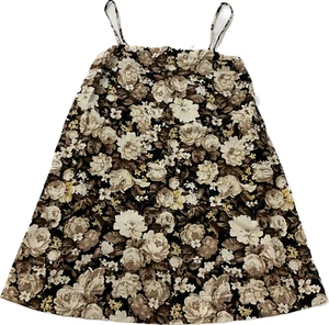 Abercrombie And Fitch Skort Womens Size S Multicolor Brown Spaghetti Straps - Picture 1 of 16