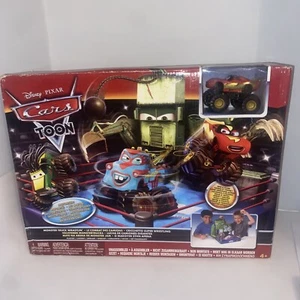Disney Pixar Cars toon monster truck wrastlin playset Mattel 2009 rare new - Picture 1 of 14