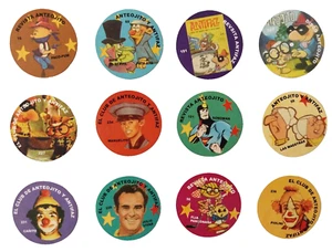 Rare Garcia Ferre Anteojito y Antifaz Disc Card Set Figuritas Argentina (12x) - Picture 1 of 8