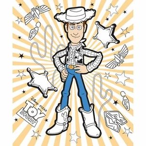 Disney·Pixar Coloring Collection - Toy Story Color Me 36" Cotton Fabric - Picture 1 of 1