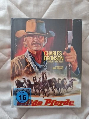 Wilde Pferde (1973)[2 Blu-ray & DVD Mediabook NEU/OVP] Charles Bronson, Koch - Bild 1 von 2