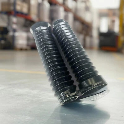 2PCS 35mm Motorcycle Fork Rubber Gaiter Boots Front Fork Shock Absorber CoverEU0 - Image 1 of 4
