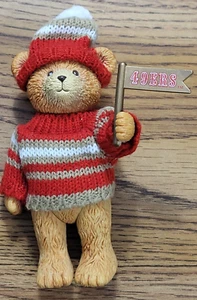 Vintage 1993 Russ Teddy Bear San Francisco 49ers Football 5" NFL Sport Team - Bild 1 von 10