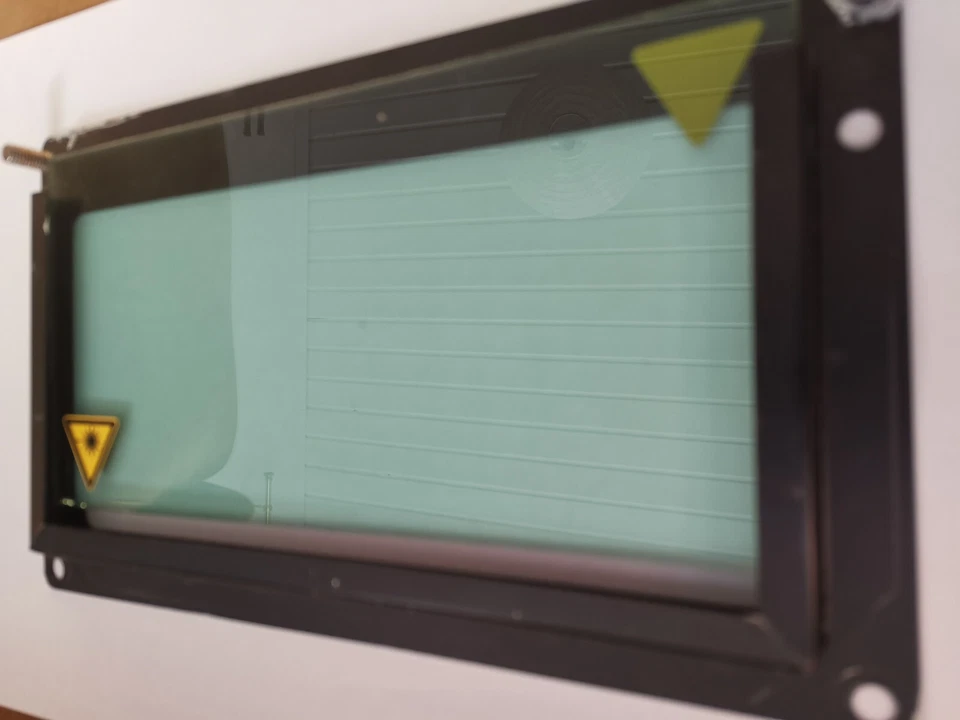 Laser Kabine sicht schutzglass mit Metal einbau Ramen  gebraucht sehr guter zust - Bild 1 von 1