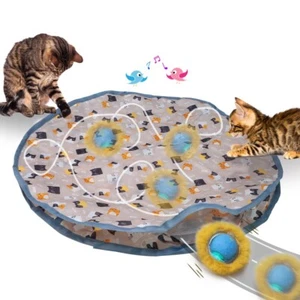 Smart Cat Toys Interactive Chirping Hide and Seek Cat Catching Game Ball - Picture 1 of 15