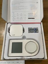 LUX PRODUCTS GEO WHITE WI-FI 7 DAY SMART PROGRAMMABLE HOME THERMOSTAT