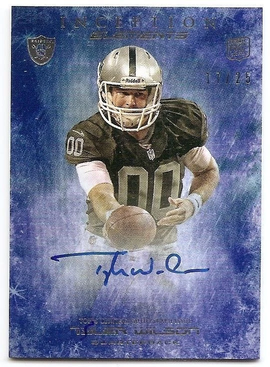 2013 TOPPS INCEPTION ELEMENTS AUTOGRAPH #IEATWI Tyler Wilson #17/25 - Image 1 of 1