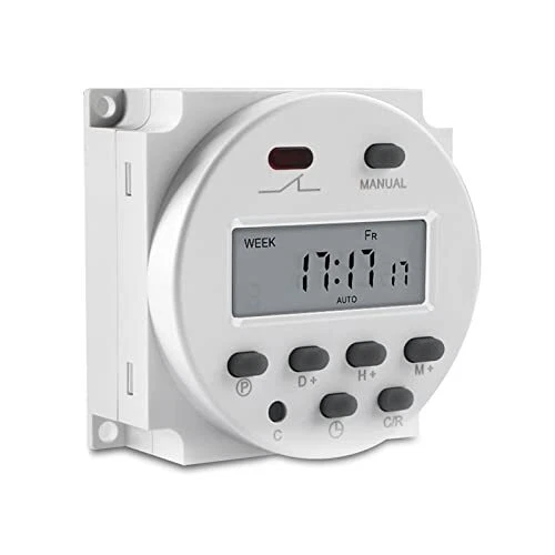 XTVTX Timer LCD digitale, programmabile, CN101A DC 12V, display a (r7R) - Immagine 1 di 1