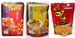 Thai Hot Spicy Chicken Flavour Snack - LOTUS Dorkbua (50g) - Picture 1 of 9