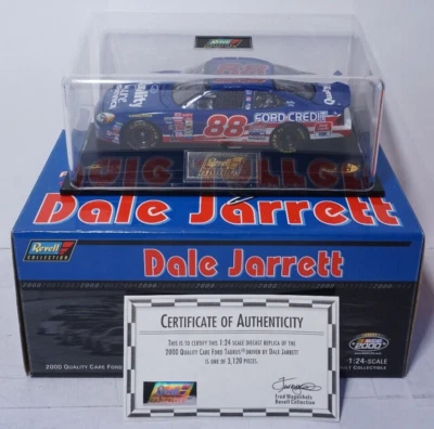 Dale Jarrett #88 Ford Quality Care 2000 Ford Taurus Revell NASCAR Diecast 1:24 - Image 1 of 4