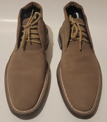 Cole Haan Para Hombre Marrón Gamuza Chukka Bota Vestido Informal Con Cordones Clásico Talla 8.5M Foto 1 de 4