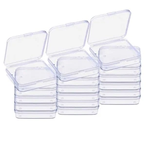 Gebildet 18 Pack Mini Clear Plastic Bead Storage Containers Box Case with lid... - Picture 1 of 8