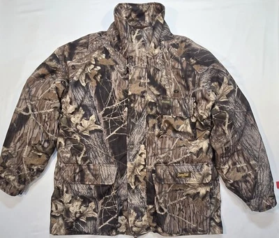 Gamehide Mossy Oak Hunting Camo Coat with Removable Liner Large - Image 1 of 4