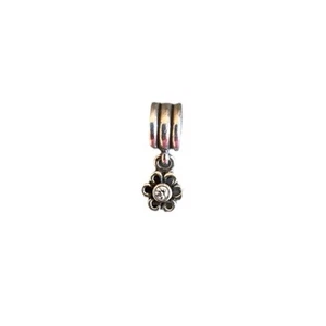 Pandora Daisy Openwork Siver Cubic Zirconia Dangle Charm - Picture 1 of 2