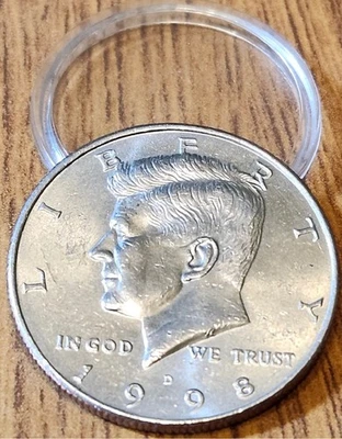Vintage 1998D Kennedy Half Dollar / Rare Find - Image 1 of 2