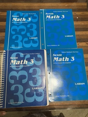 Saxon Math 3: An Incremental Development, Teacher' E, Student Workbook, Meeting - Image 1 of 4