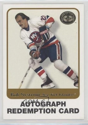 2001-02 Fleer Greats of the Game Auto Expired Redemption Bob Nystrom 1c1 Foto 1 de 3