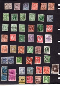 LOTTO FRANCOBOLLI WORLDW9DE PERFINS, USATI, ALCUNI DIFETTI - Foto 1 di 2