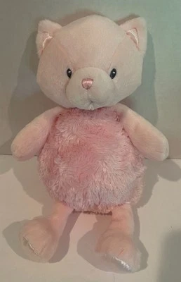 Baby Gund Prancy Pink Cat Plush Lovey - 13 Inches - Image 1 of 2