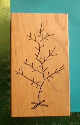 Sello de goma Judith CHARLIE BROWN ÁRBOL DE NAVIDAD S-13 árbol desnudo Foto 1 de 2