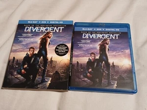 Divergent (Blu-ray + DVD + Digital HD) - Blu-ray - VERY GOOD-w-slipcover D 51 - Foto 1 di 3