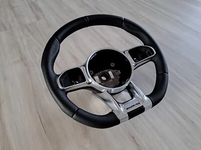 AMG Performance Mercedes-Benz Leder-Lenkrad schwarz W463A W464 G-Klasse W205 - Bild 1 von 4