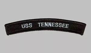 US Navy SSBN-734 USS Tennessee Submarine UIM Shoulder Rocker Tab (04) - Picture 1 of 1