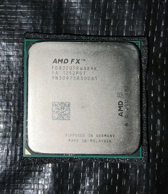 AMD FX 8320 Black Edition 3.5 GHz 8 Cores, AM3+ Socket, 125 W, No Bent Pins - Image 1 of 3