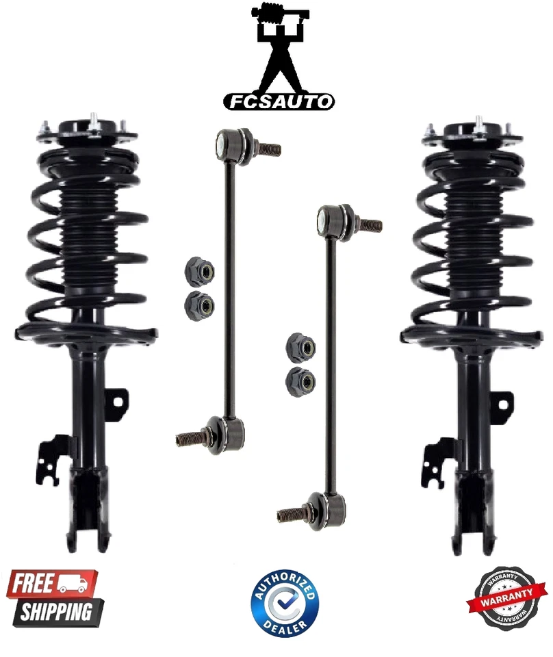 Complete Front Suspension Strut Coil Spring and Sway Bar For Toyota Avalon Camry - Изображение 1 из 1