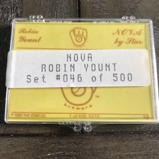 1990 Star Company Robin Yount Nova 9 Card Set 46/500