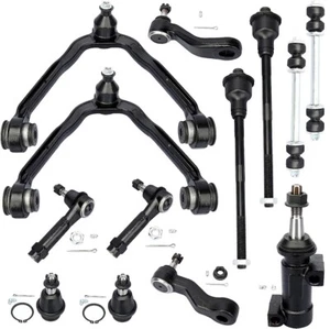 13PCS BRTEC Front Upper Control Arms Ball Joint Tie Rod For Chevy Tahoe 6-Lug - Imagen 1 de 9