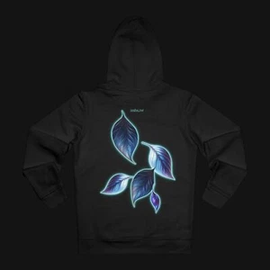Roidz.de Winter-Hoodie (85% Baumwolle) - Blätter, hinten - Picture 1 of 2