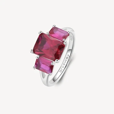 BROSWAY FANCY ANELLO DA DONNA IN ARGENTO 925 E ZIRCONI FPR79D PASSION RUBY N.16 - Immagine 1 di 4
